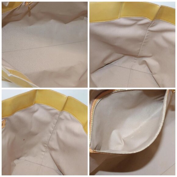 LOUIS VUITTON Monogram Vernis Reade GM Tote Bag Beige M91140 LV Auth 131138 - Picture 15 of 16